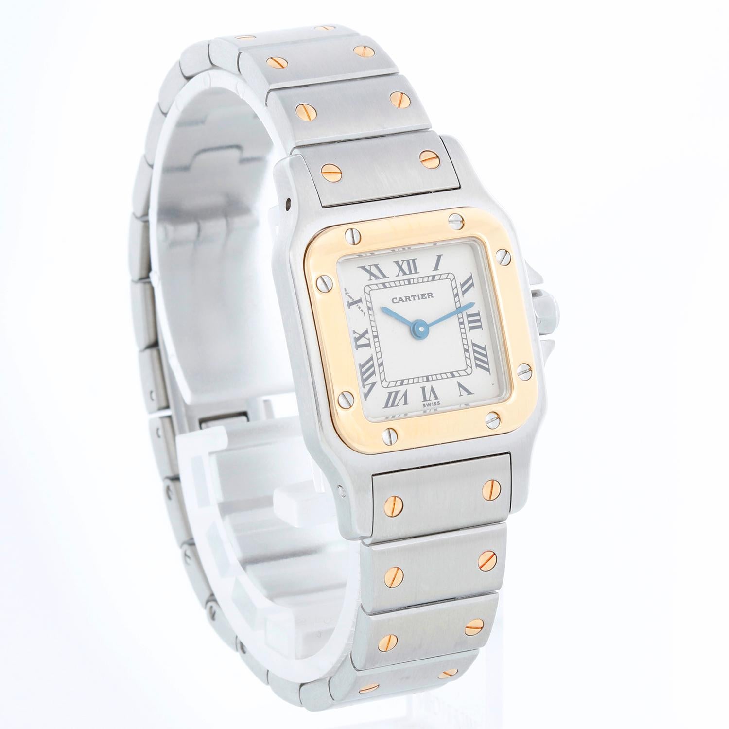 cartier santos 24mm on wrist