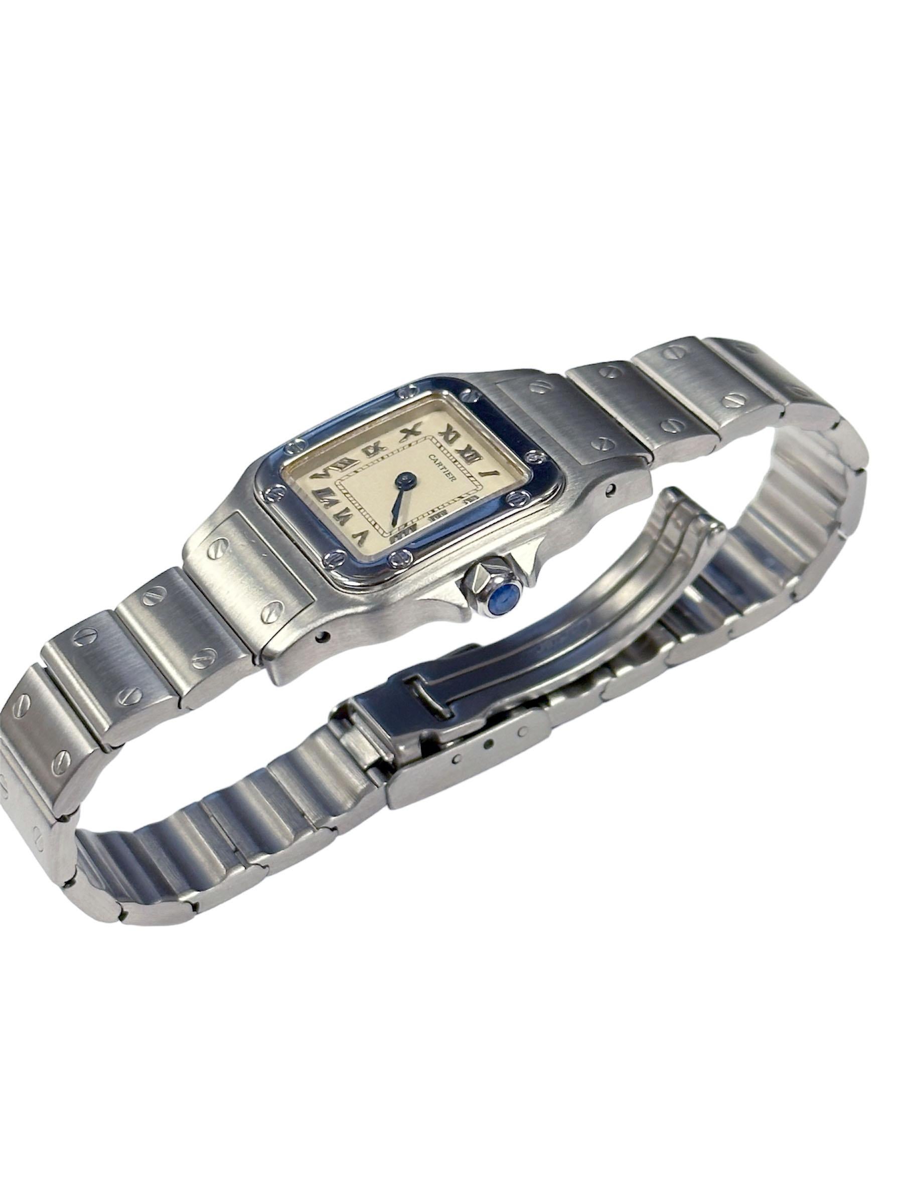 cartier santos on wrist