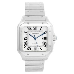 Montre homme Cartier Santos Large en acier inoxydable WSSA0018 4072