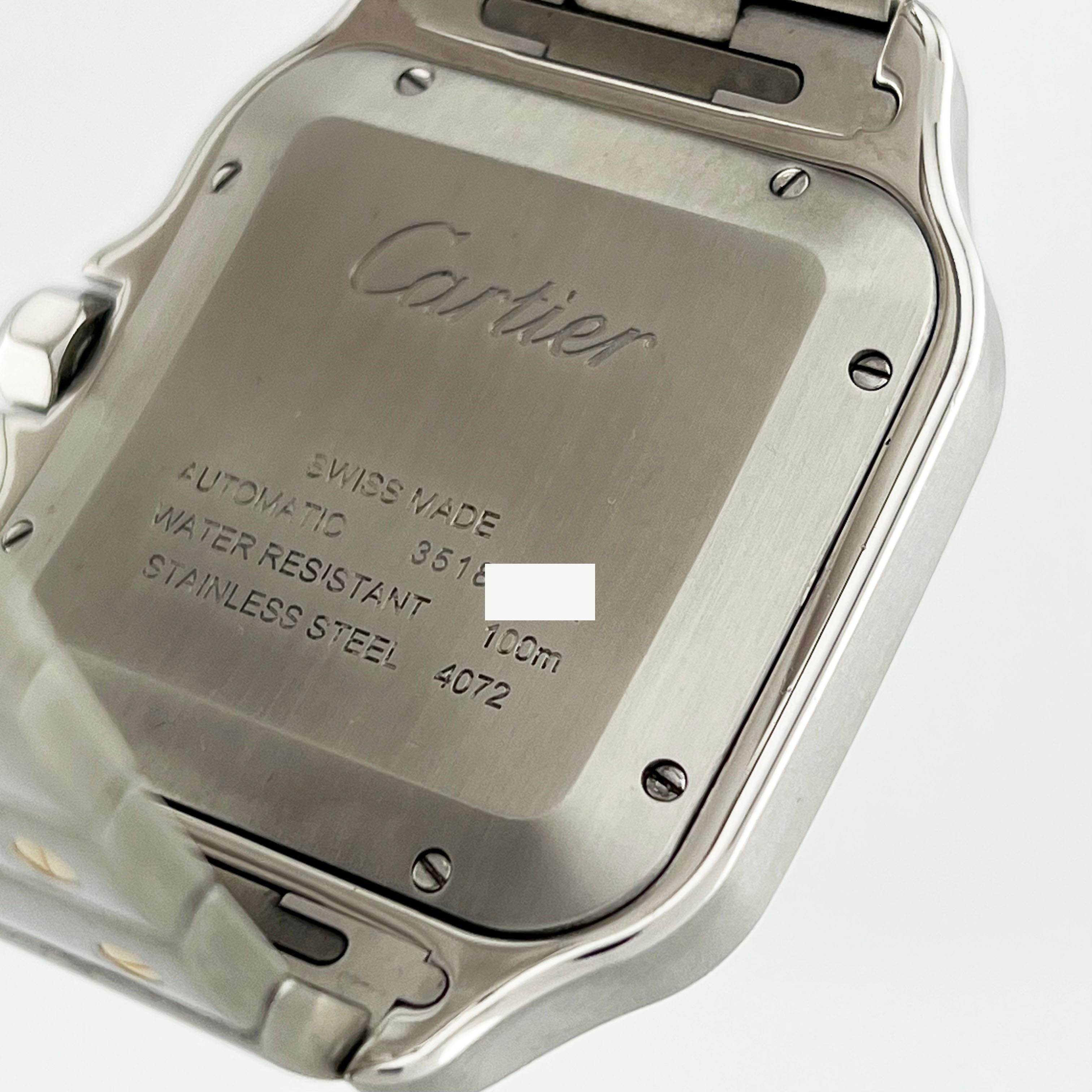 Cartier Santos Large W2SA0009 Ref 4072 18K Yellow Gold Steel Box Paper 6