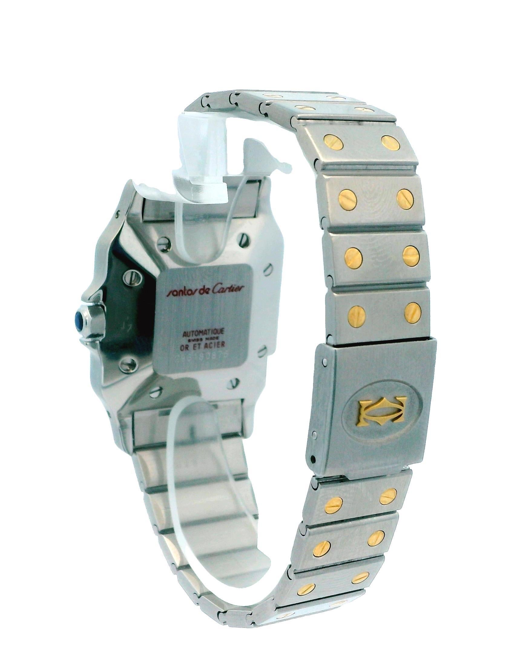 Cartier Santos De Cartier 18K Yellow Gold & Stainless Steel Watch 1