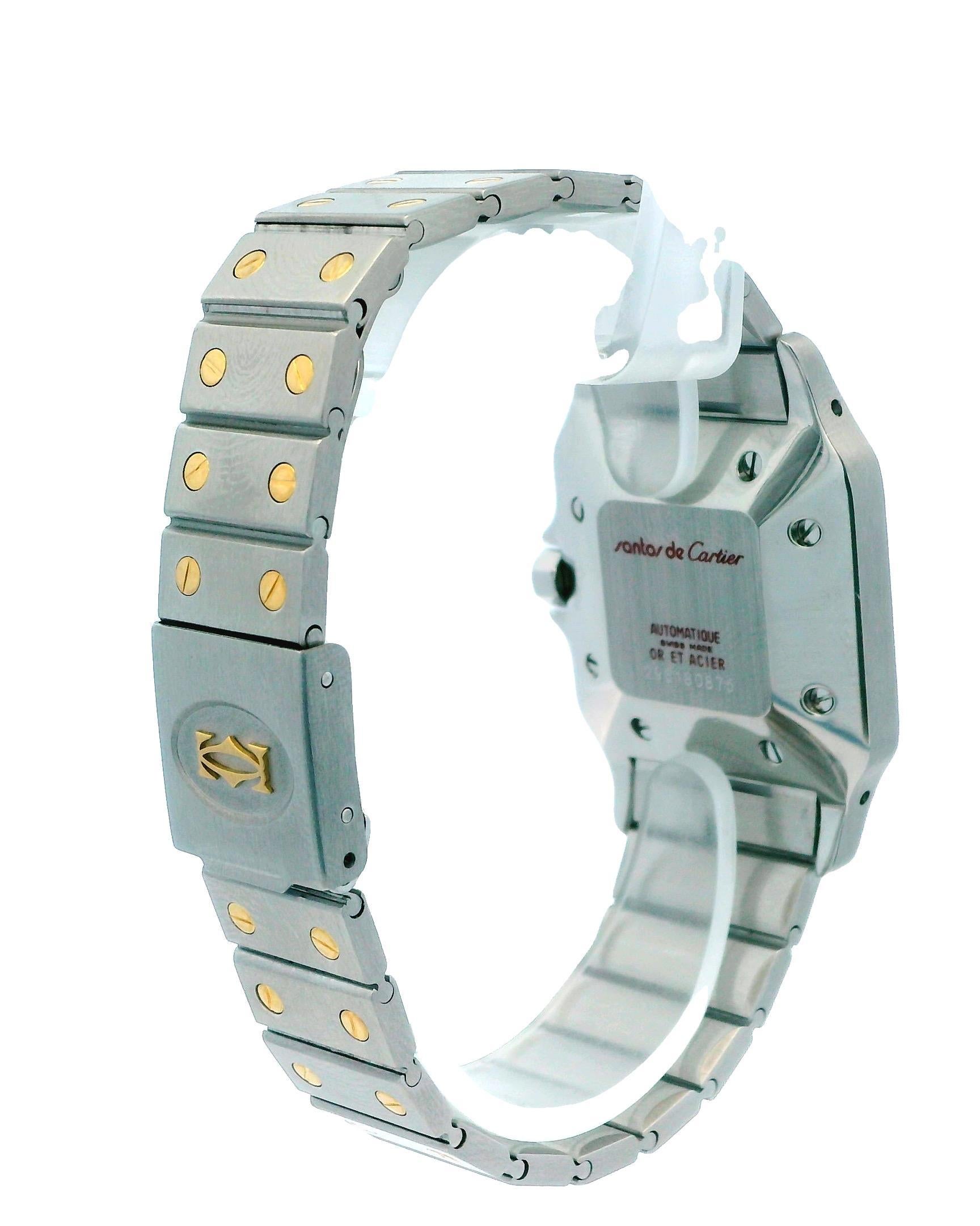 Cartier Santos De Cartier 18K Yellow Gold & Stainless Steel Watch 3