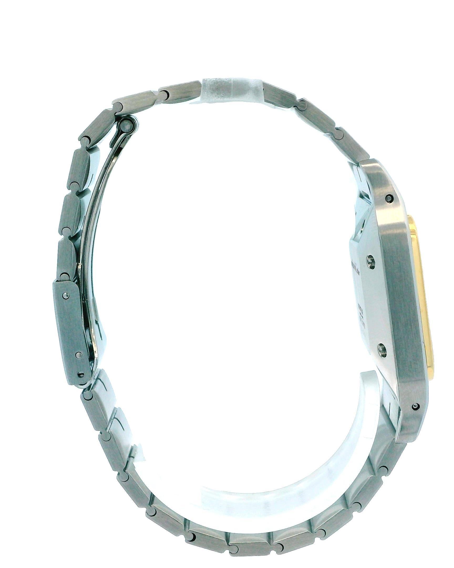 Cartier Santos De Cartier 18K Yellow Gold & Stainless Steel Watch 4