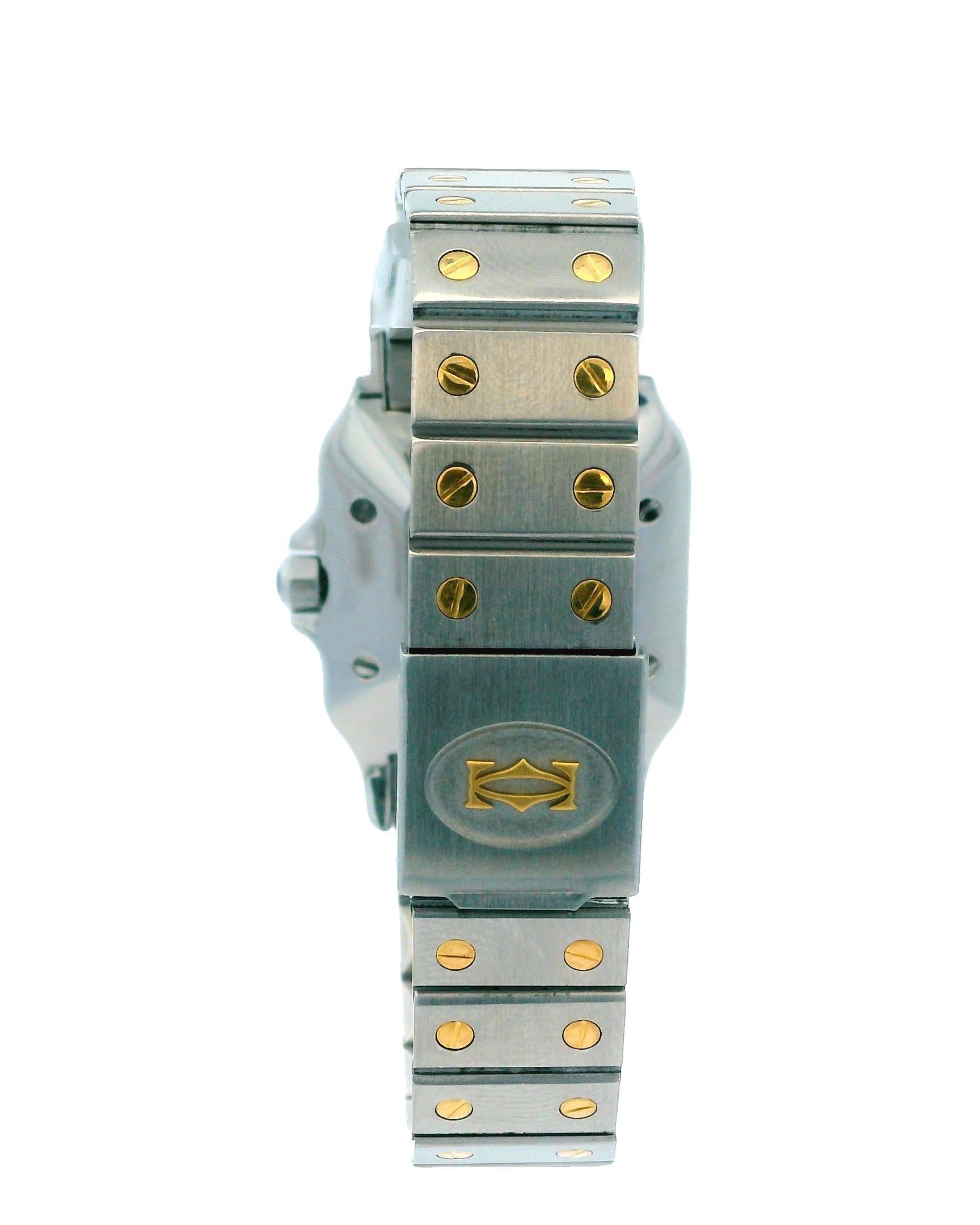 Cartier Santos De Cartier 18K Yellow Gold & Stainless Steel Watch 5