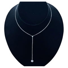 Cartier Santos Love Diamond Drop Necklace in 18k White Gold