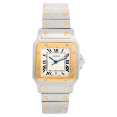 Vintage Cartier Santos Men's 2-Tone Steel & Gold Quartz Watch W20011C4