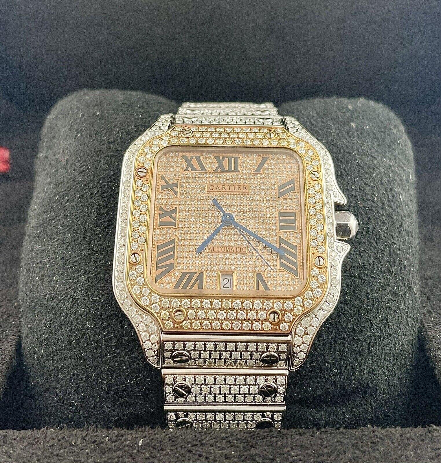 Cartier Santos  40mm Watch. A Pre-owned watch w/ Gift box. Watch is 100% Authentic and Comes with Authenticity Card. Watch Reference is WSSA0018 and is in Great Condition (See Pictures). The Dial color is Rose Gold, and the Material is Rose-gold and