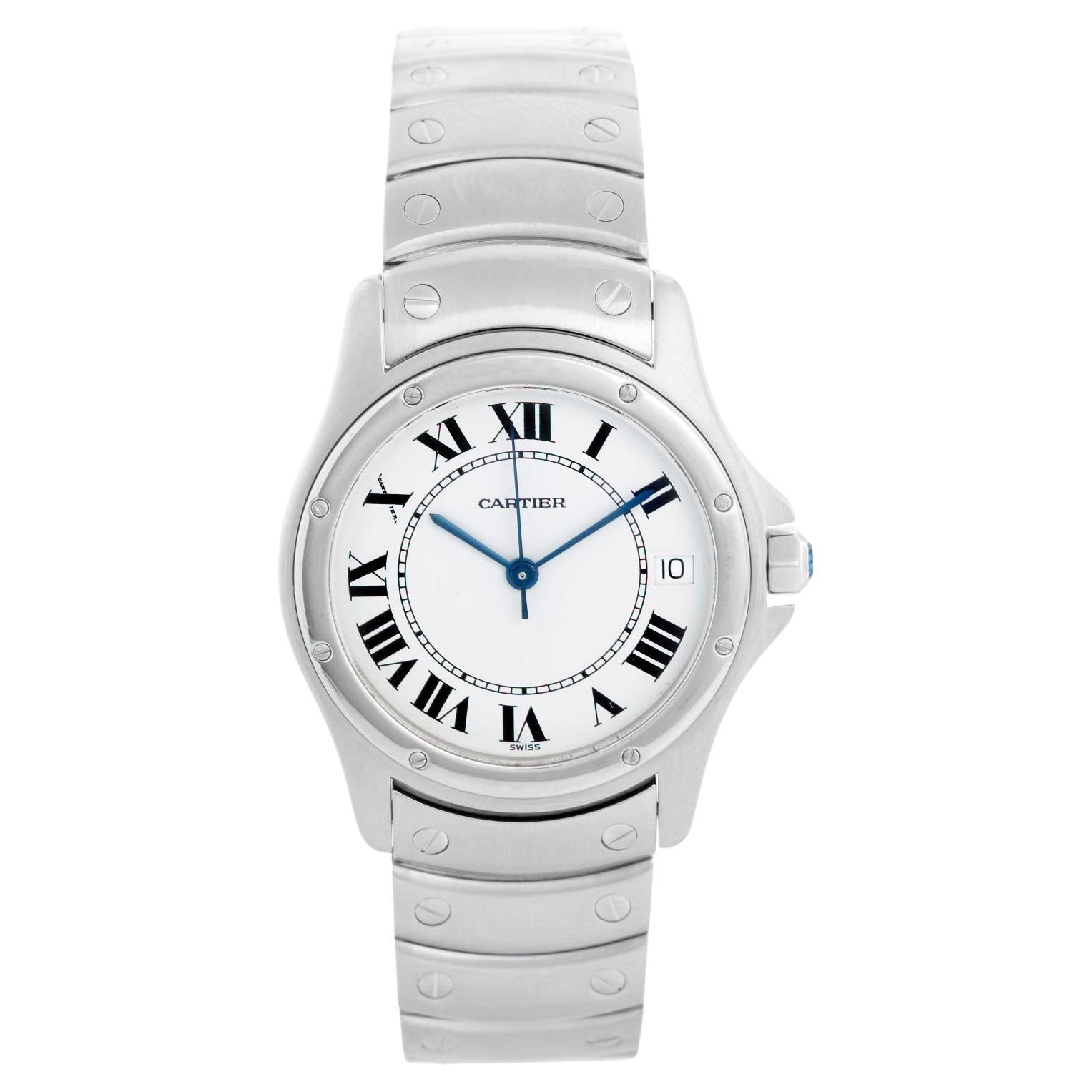 Cartier Santos Men's/Ladies Midsize Stainless Steel Automatic Watch