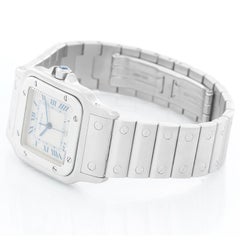 Cartier Santos Men's Stainless Steel Quartz Watch with Date