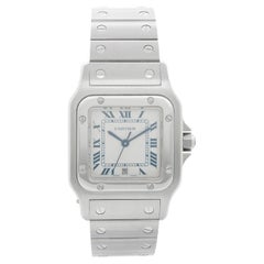 Cartier Santos Men's Stainless Steel Quartz Watch with Date W20018D6