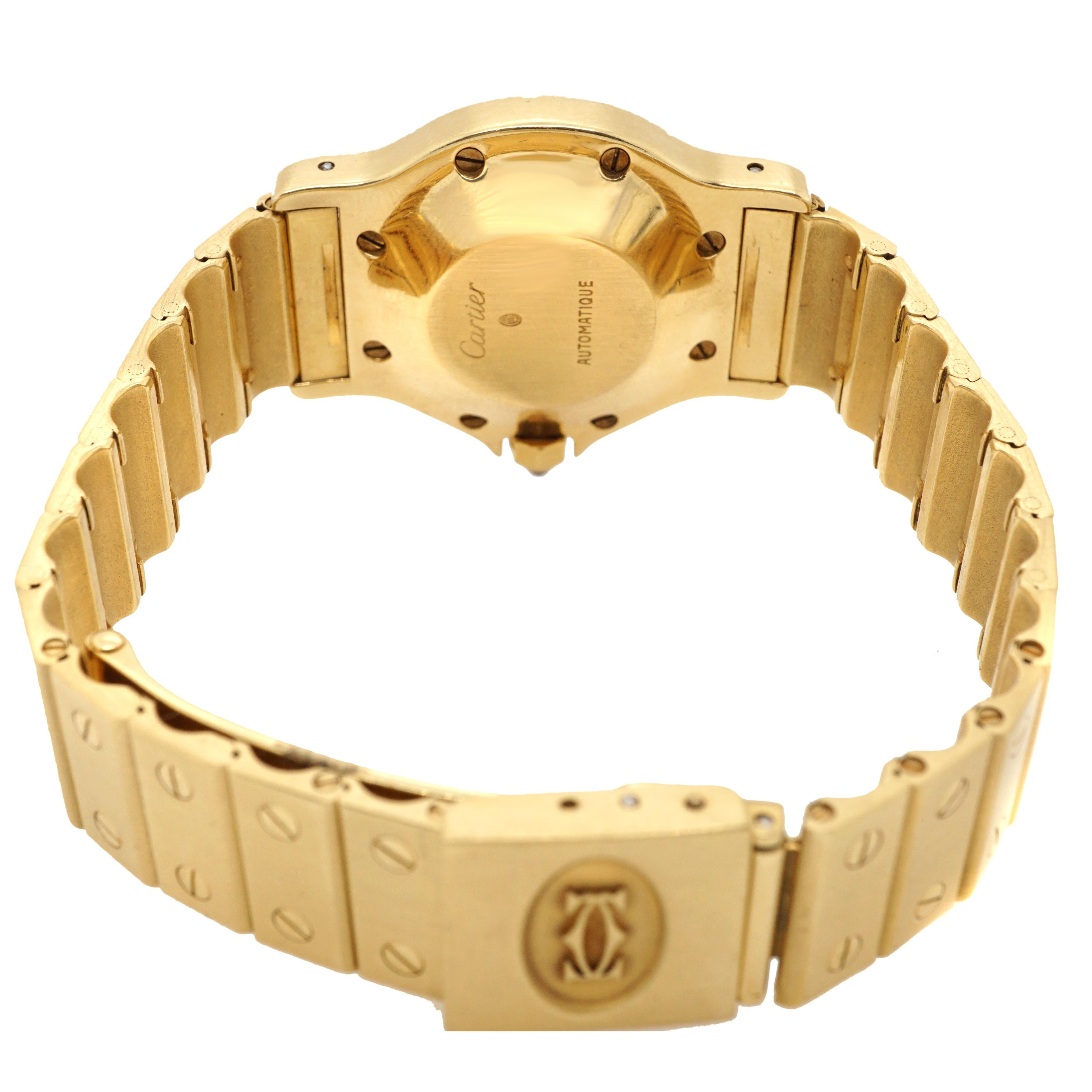 gold octagon watch