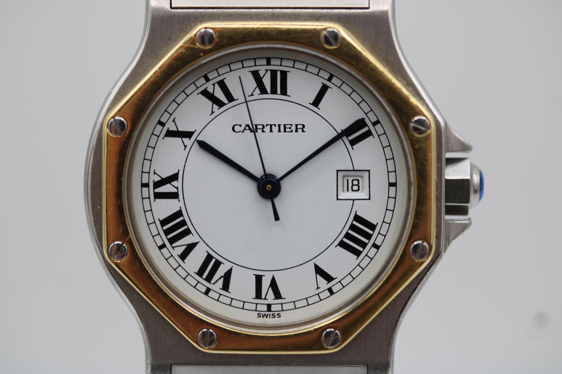 Cartier Santos Octagon 2966 In Good Condition In London, GB