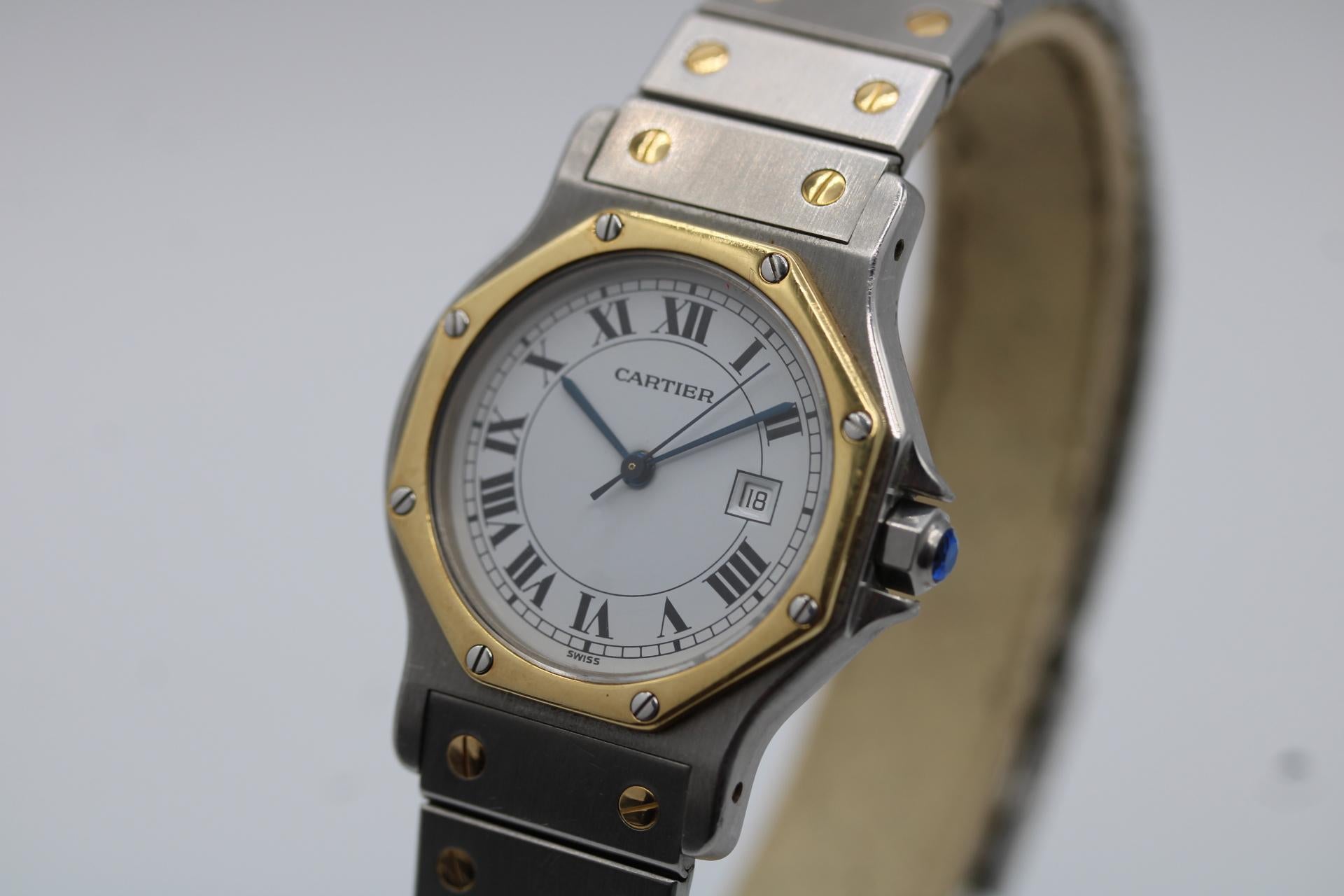 Men's Cartier Santos Octagon 2966