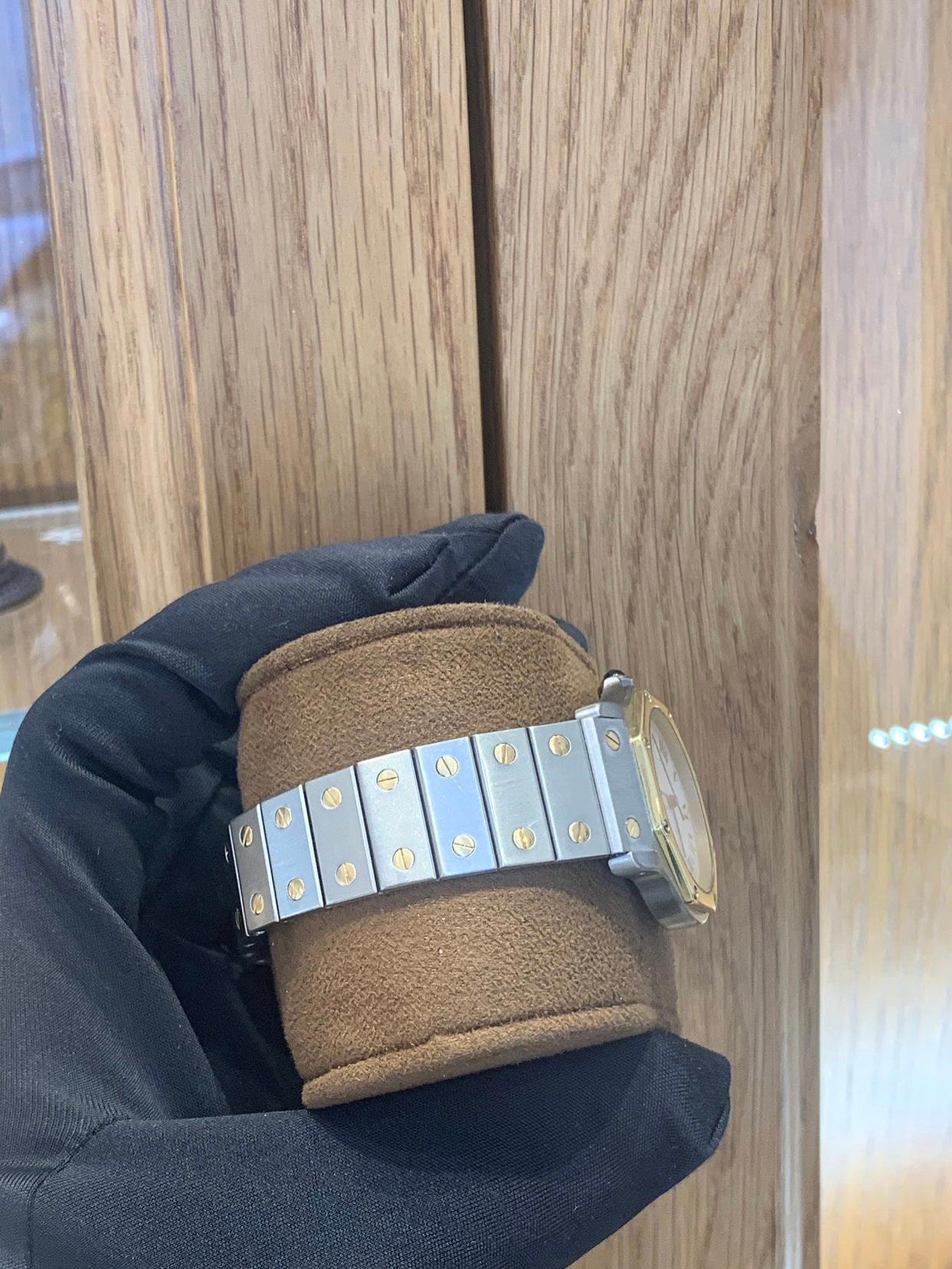 cartier santos octagon gold