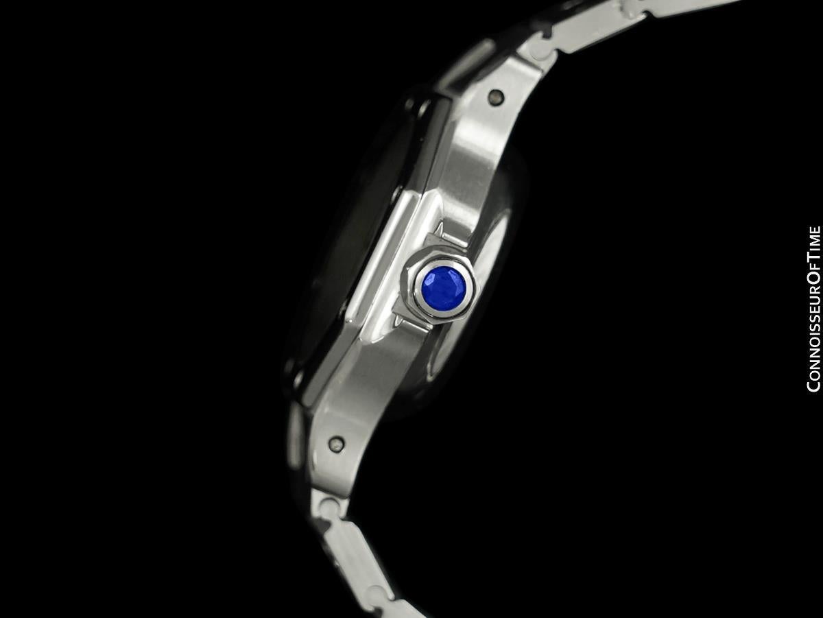 Women's Cartier Santos Octagon Ladies SS Watch - WORN BY SUPERMODEL WINNIE HARLOW