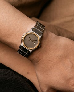 Cartier Santos Octagon LM 2966 Ghost Dial SS/YG 1980s