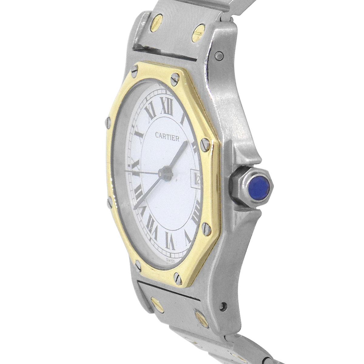 cartier santos octagon ladies watch