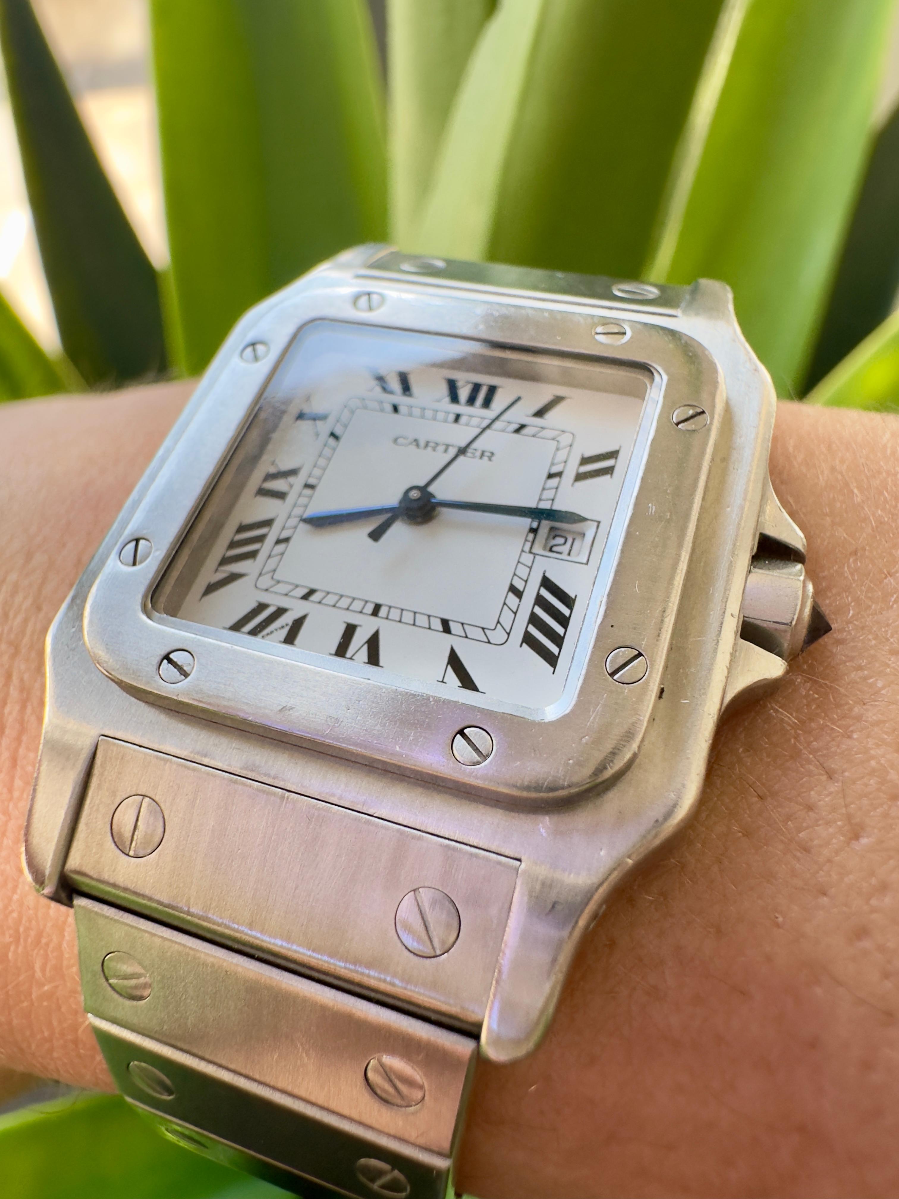 montre cartier santos vintage