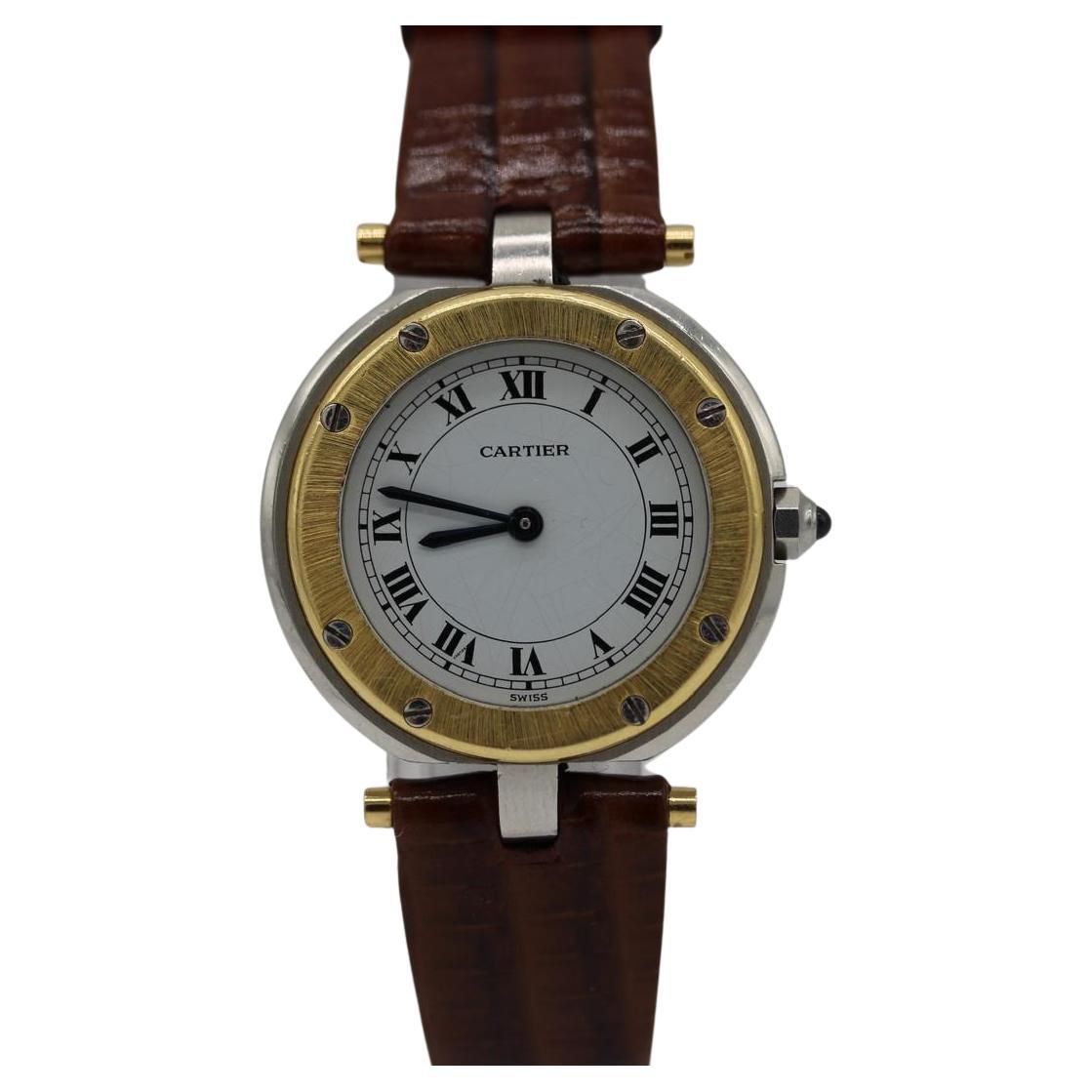 Cartier Santos - Ref. 8191 - Cassa rotonda - Quarzo
