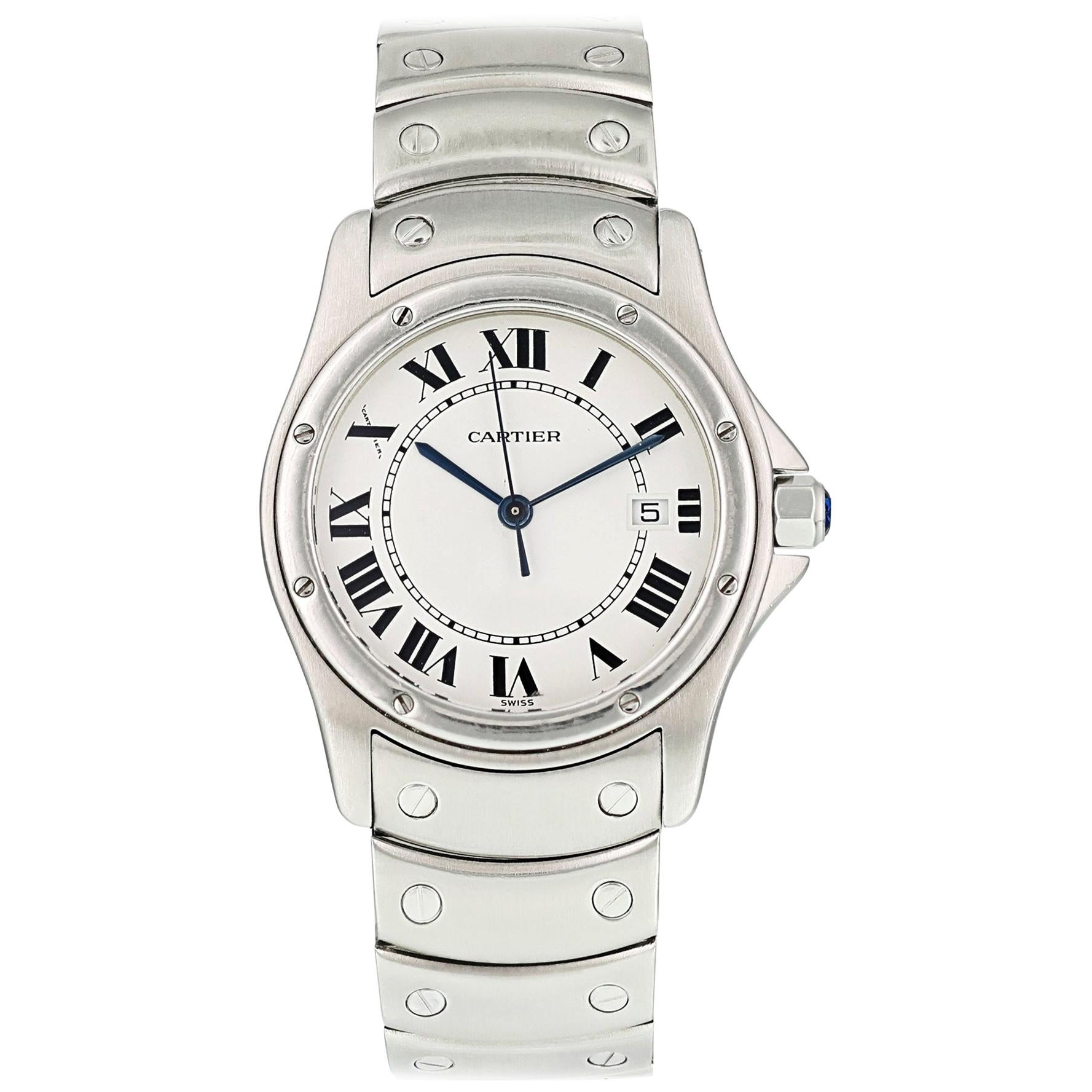 Cartier Santos Ronde 1561 Ladies Watch Box and Papers
