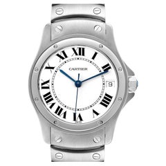 Cartier Santos Ronde Automatic Steel Mens Watch W20026K1