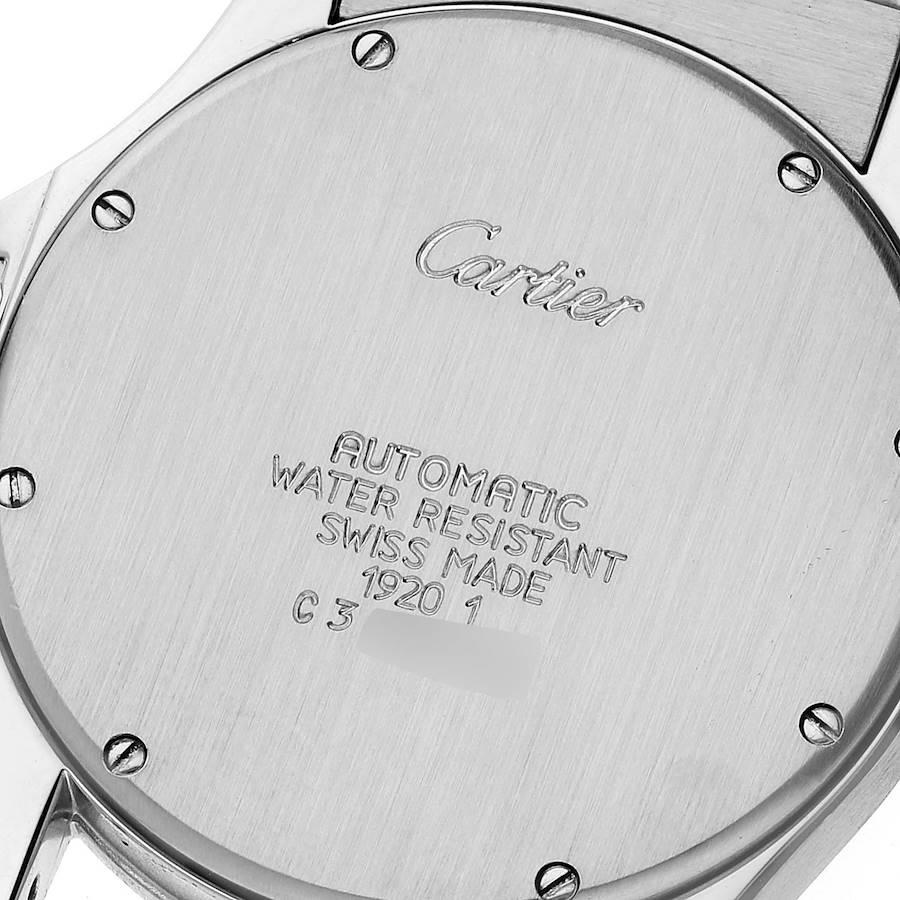 Cartier Santos Ronde 33mm Automatik-Stahl- Unisex-Uhr W20026K1 3