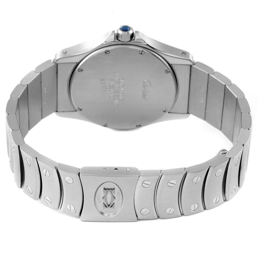 Cartier Santos Ronde 33mm Automatik-Stahl- Unisex-Uhr W20026K1 4