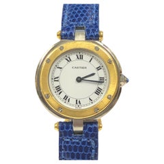 Cartier Santos Ronde Ladies Gold and Steel Quartz Wrist Watch