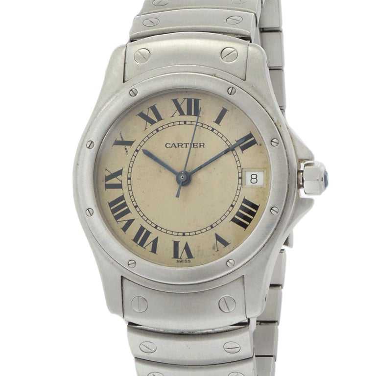 Cartier Santos Ronde Large 34mm Edelstahl Automatik W20026K1 im