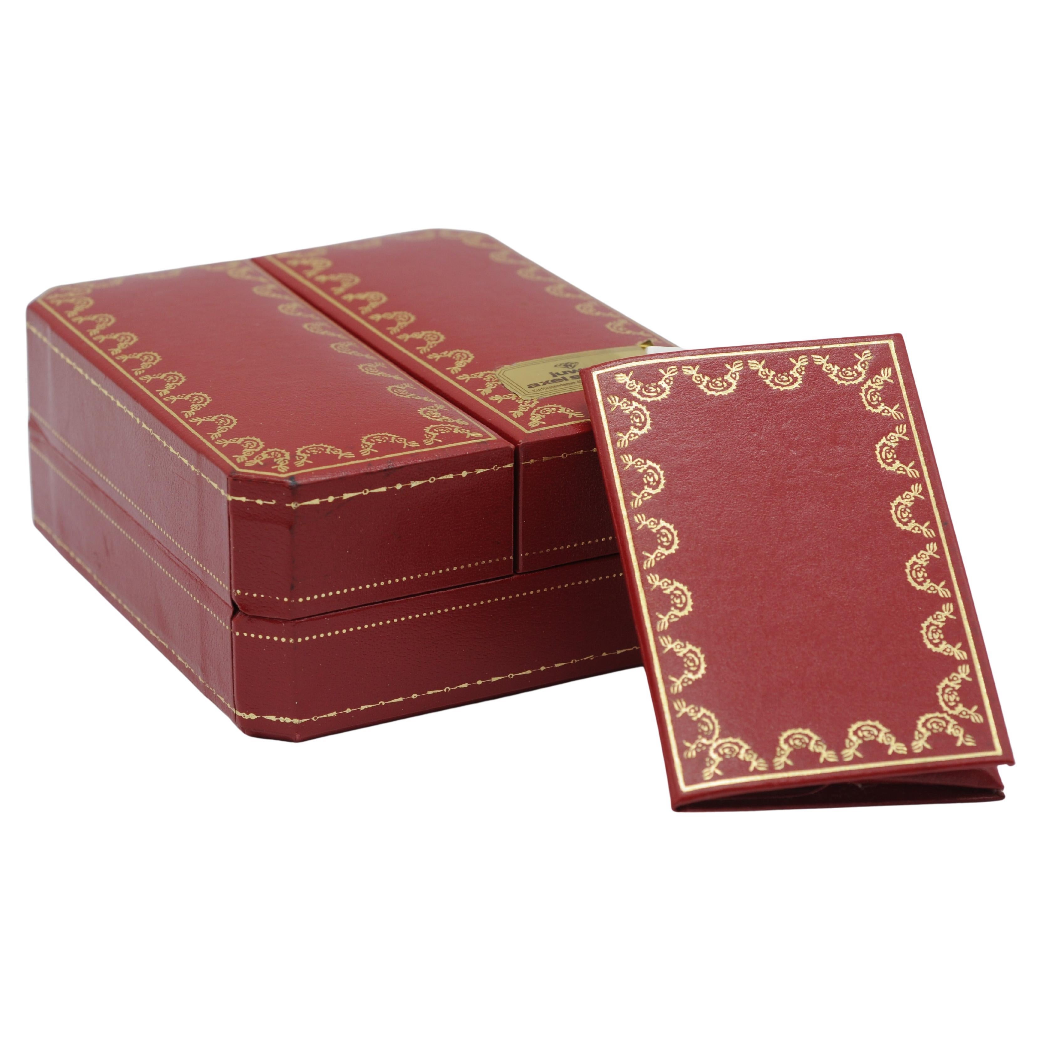 Mouvement esthétique Cartier Santos Ronde Octogone Réf. 2966 - Boîte et papiers en acier/or