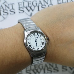 Cartier Santos Ronde Steel Ladies Watch W20027K1