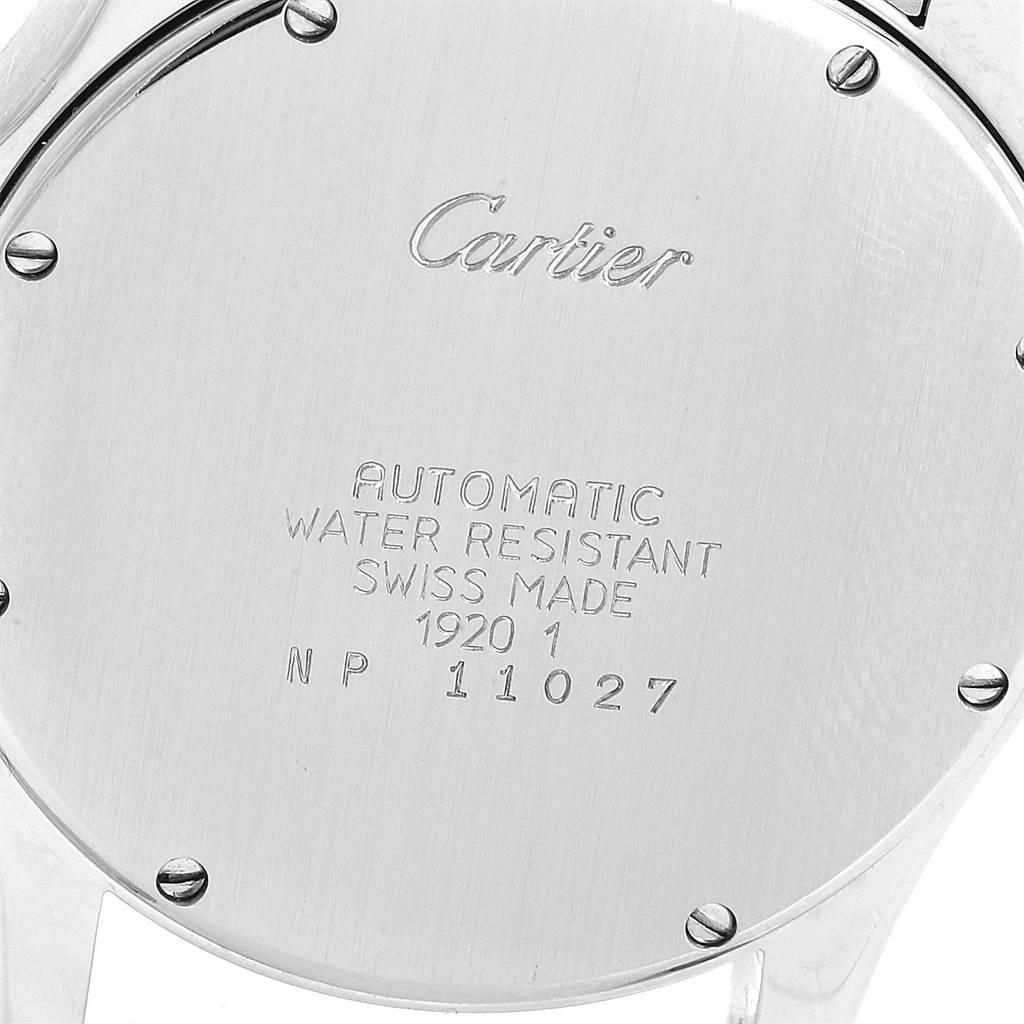 Cartier Santos Ronde White Dial Steel Unisex Watch W35002F5 3