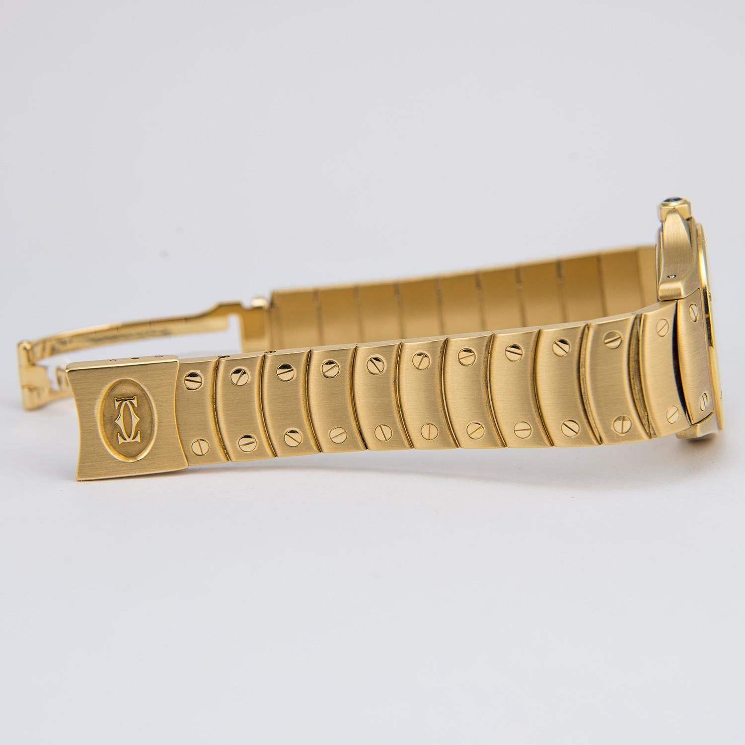 Cartier Santos Ronde Oro Giallo in vendita 2