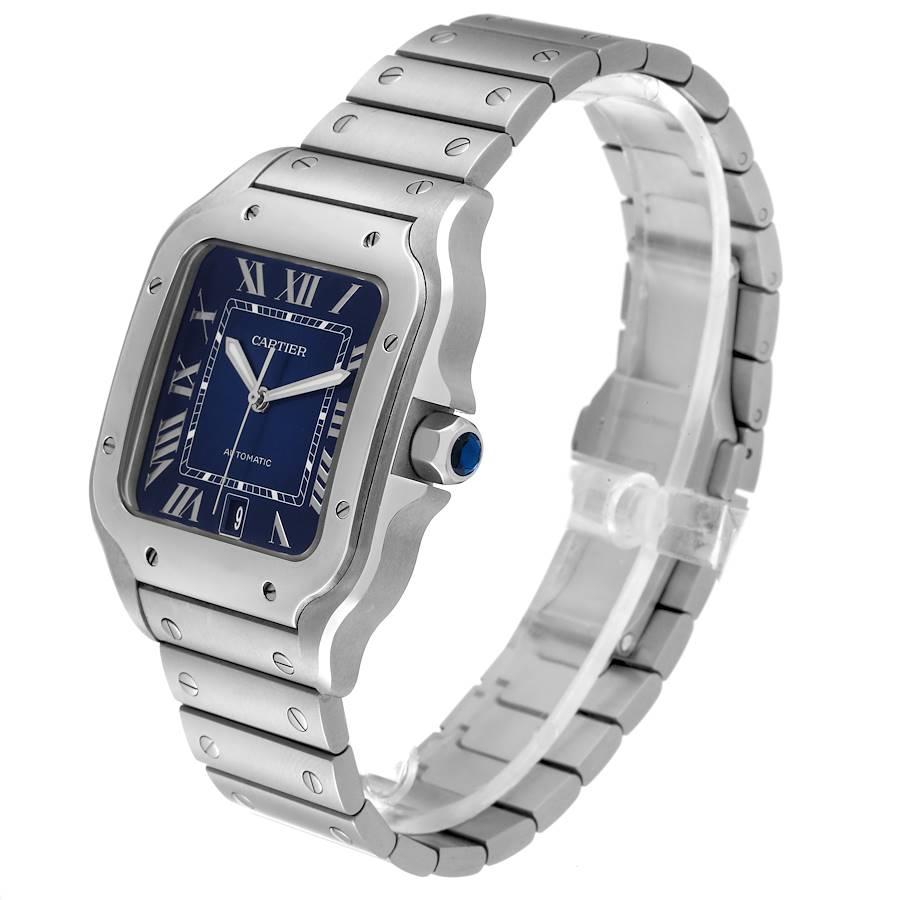 cartier santos green arabic dial