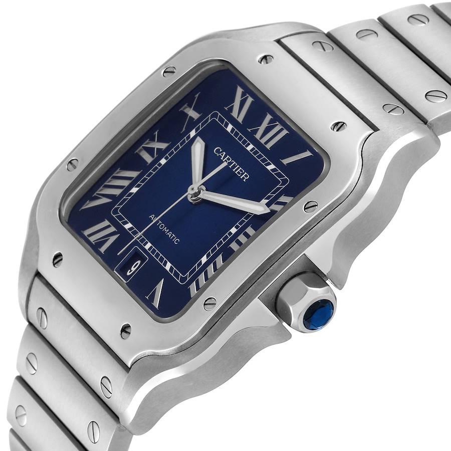 blue cartier santos
