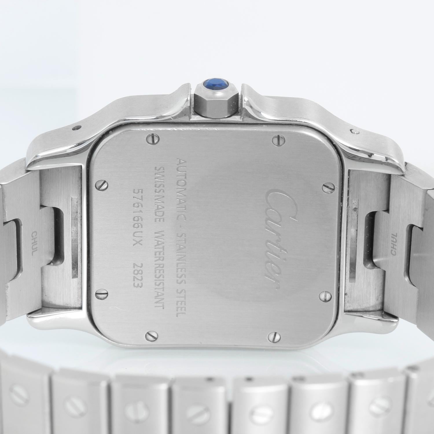 Cartier Santos Steel XL Automatic Men's Watch W20098D6 2823 2