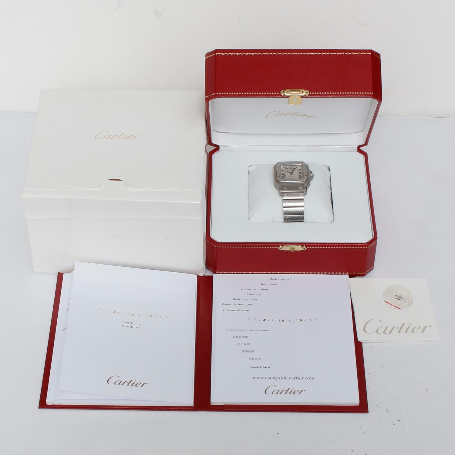 Cartier Santos Steel XL Automatic Men's Watch W20098D6 2823 3