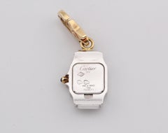 Cartier Santos Tank 18k Gold Watch Charm