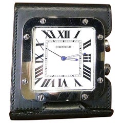 Réveil de voyage Cartier Santos