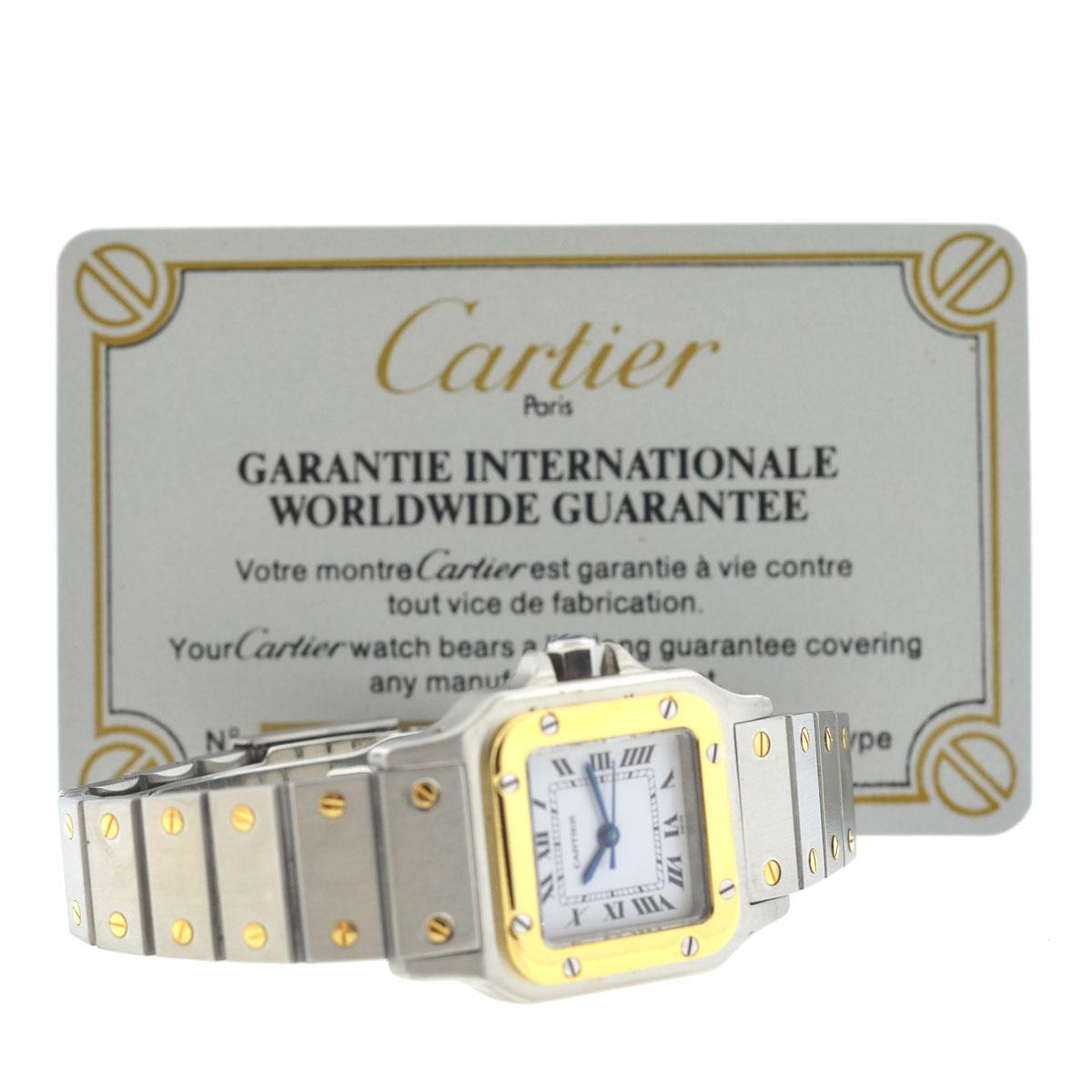 Cartier Santos Two-Tone Automatic Ladies Watch 3