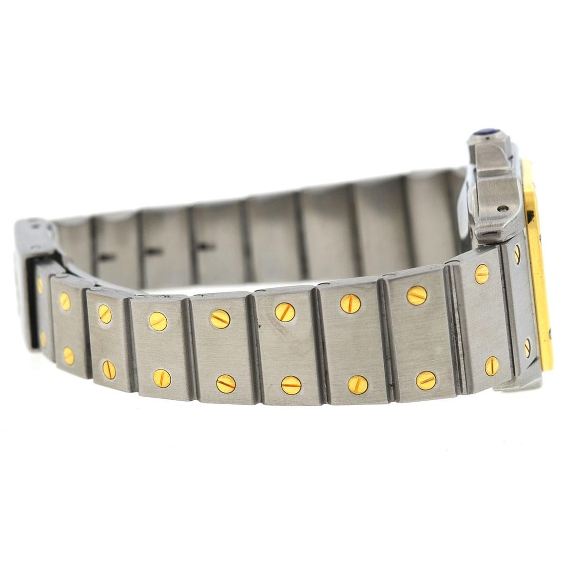 two tone cartier watch