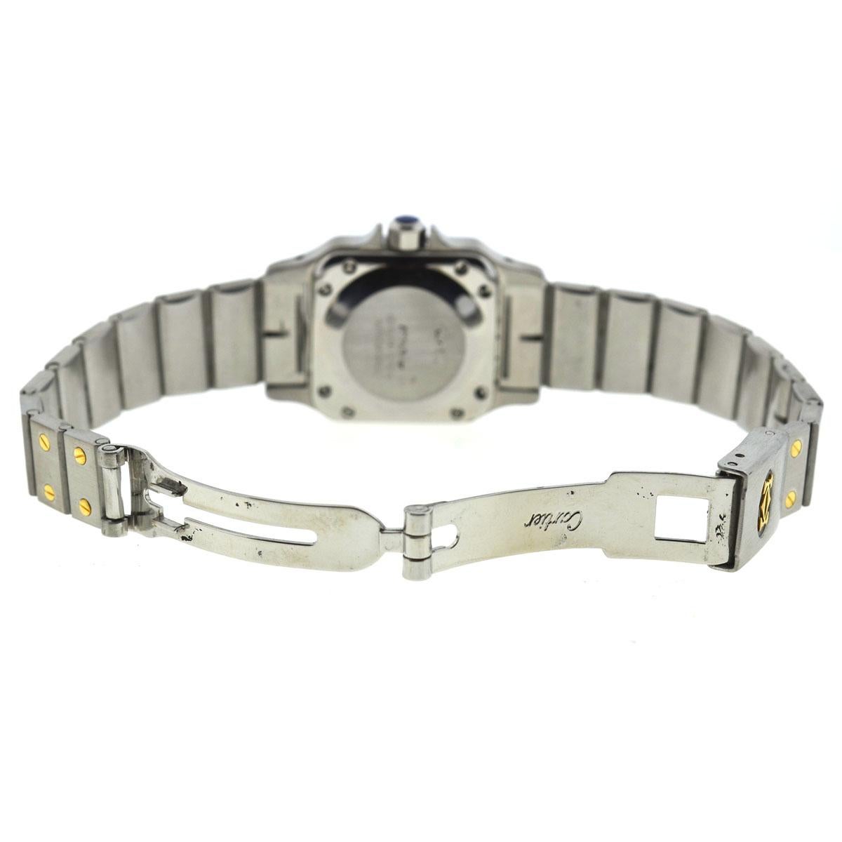 Cartier Santos Two-Tone Automatic Ladies Watch 1