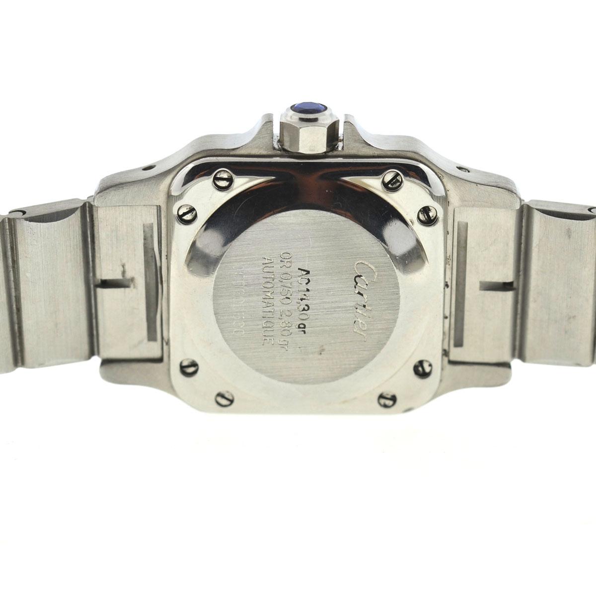 Cartier Santos Two-Tone Automatic Ladies Watch 2