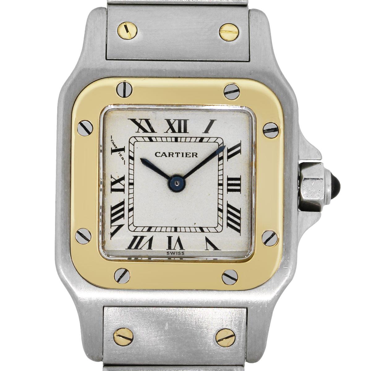 Cartier Santos Two-Tone Ladies Watch