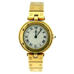 Cartier Santos Vendôme 84738788 18K Yellow Gold Ladies Watch
