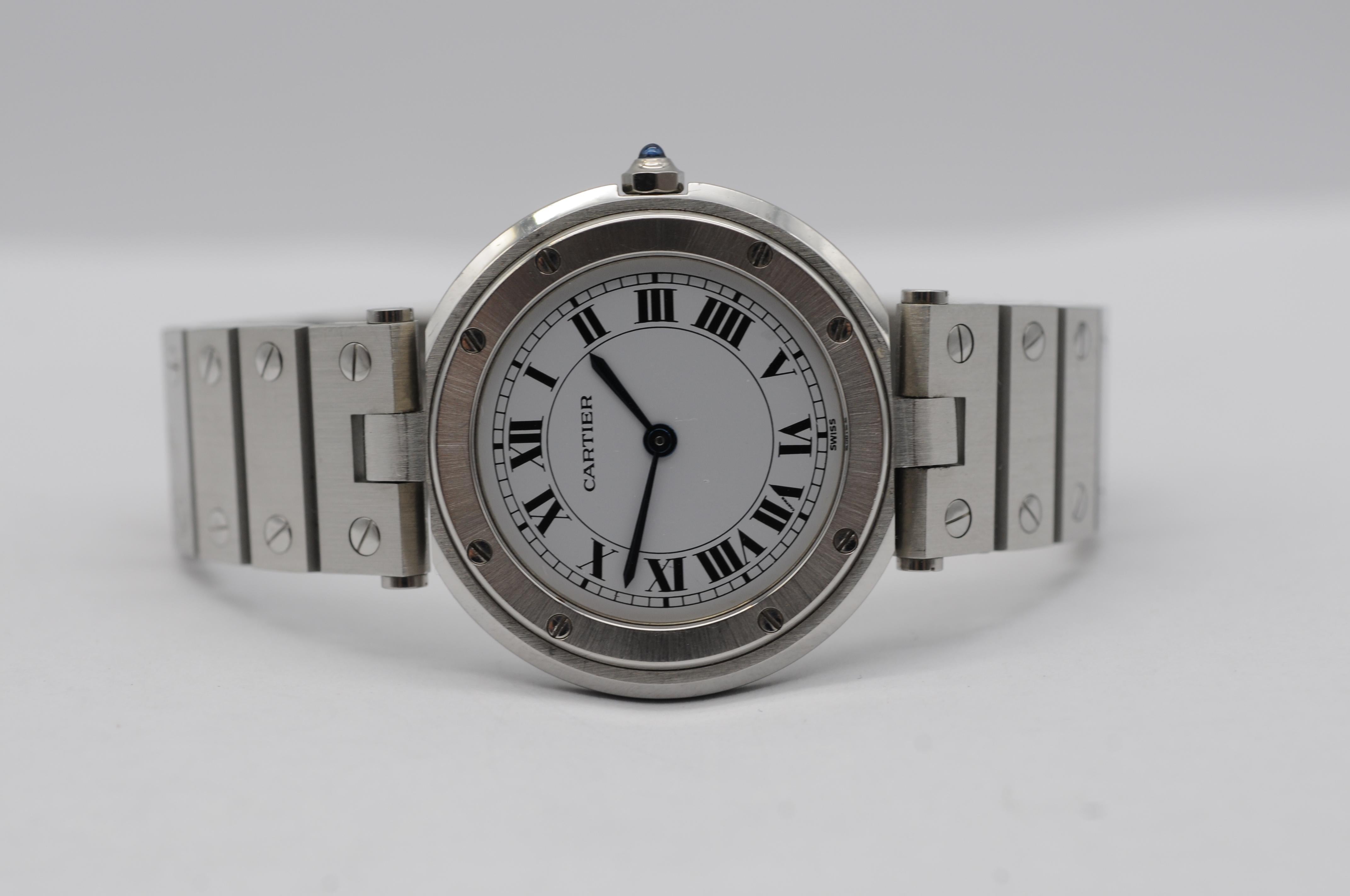Cartier Santos Vendôme Ref. 8192 - 32mm, Quartz For Sale 5