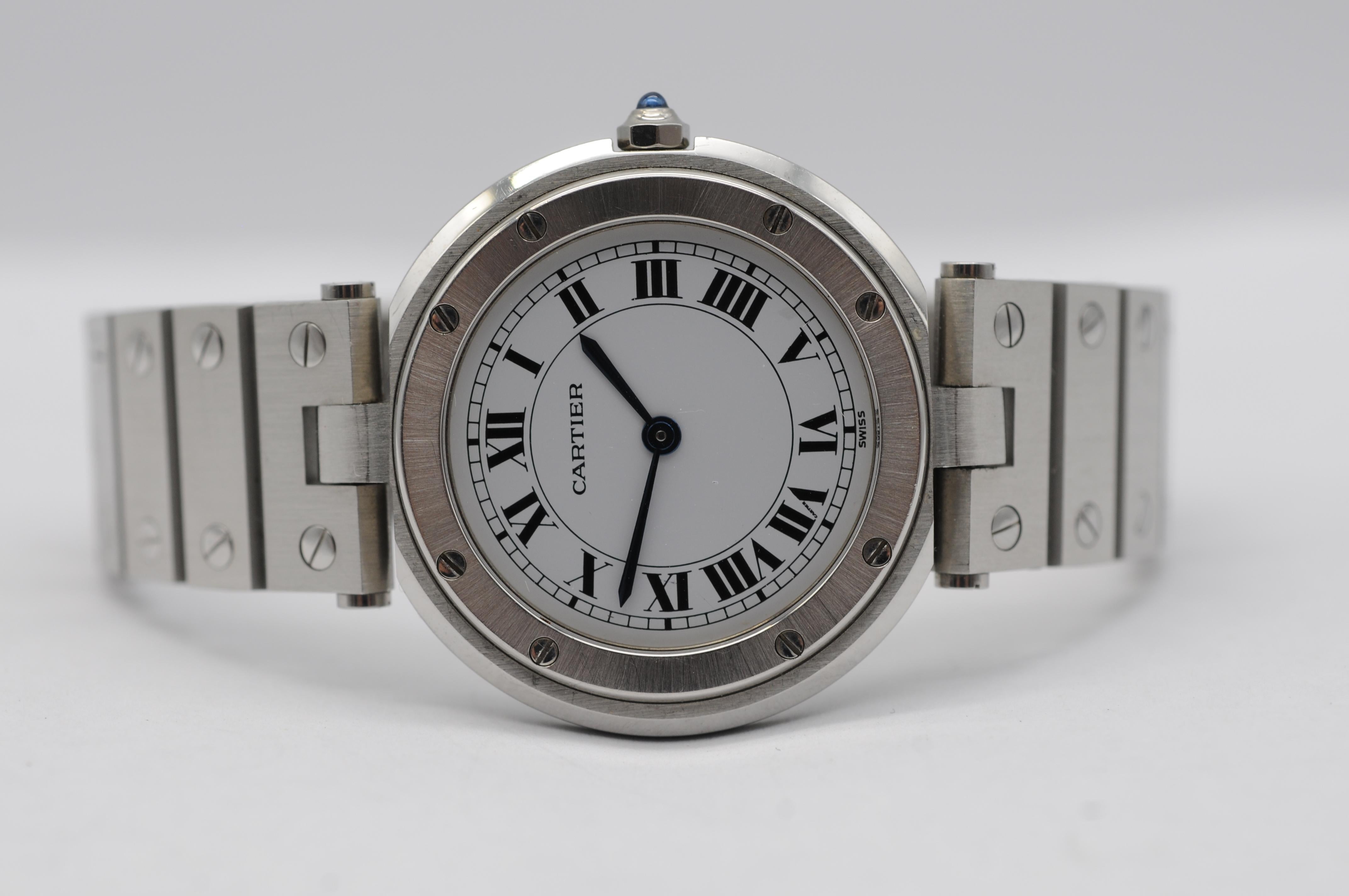 Cartier Santos Vendôme Ref. 8192 - 32mm, Quartz For Sale 7