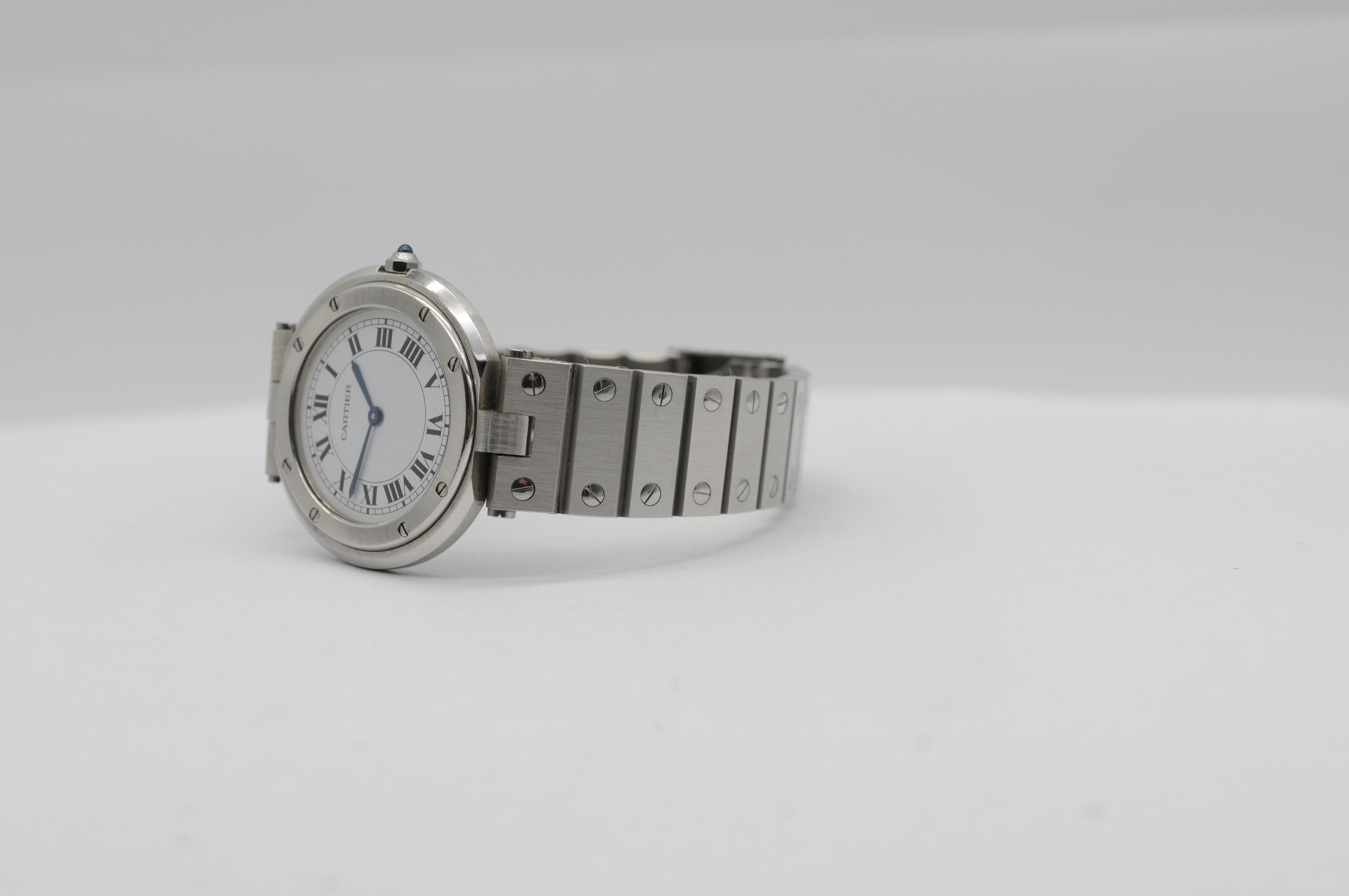 Cartier Santos Vendôme Ref. 8192 - 32mm, Quartz For Sale 9