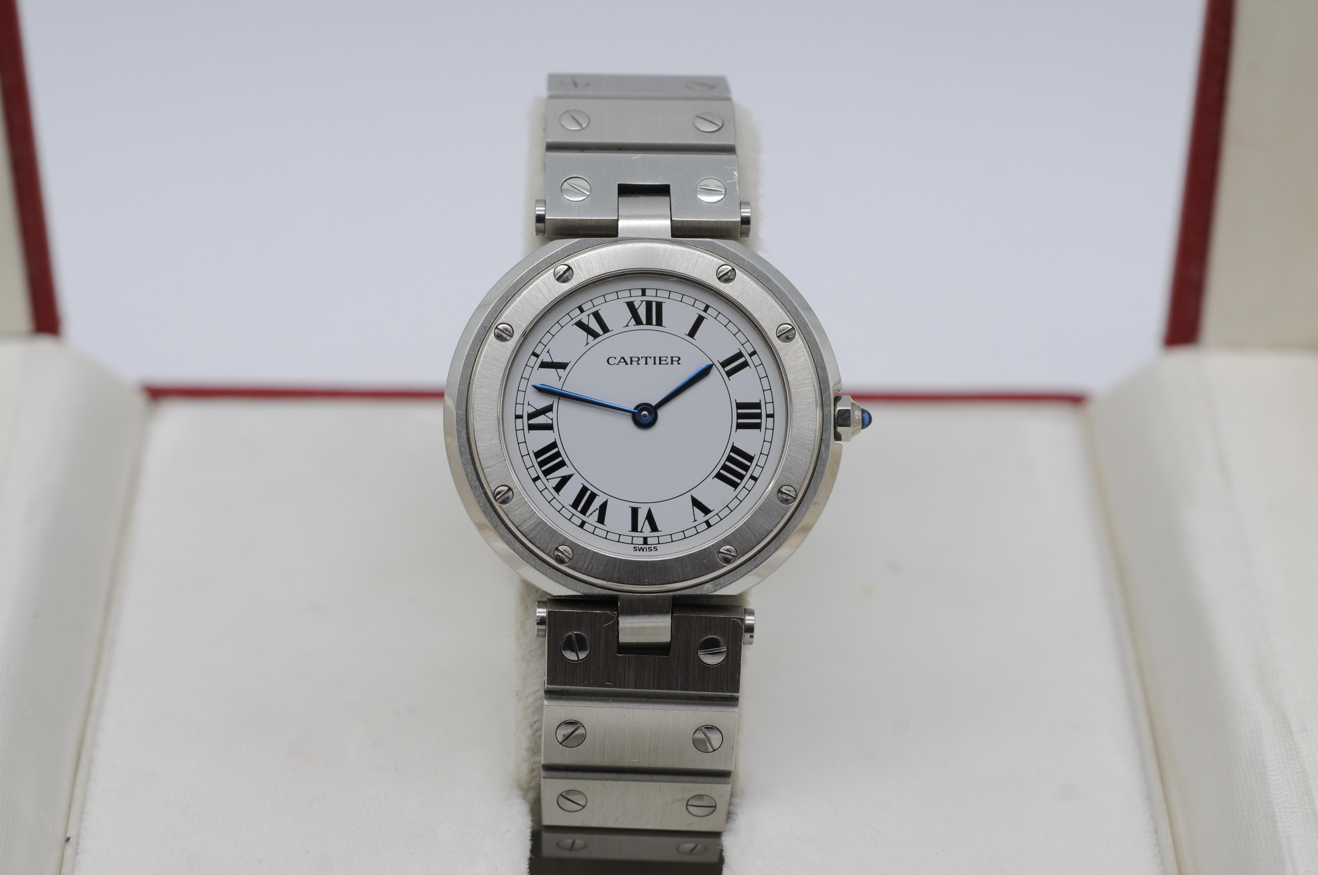 Cartier Santos Vendôme Ref. 8192 - 32mm, Quartz For Sale 3