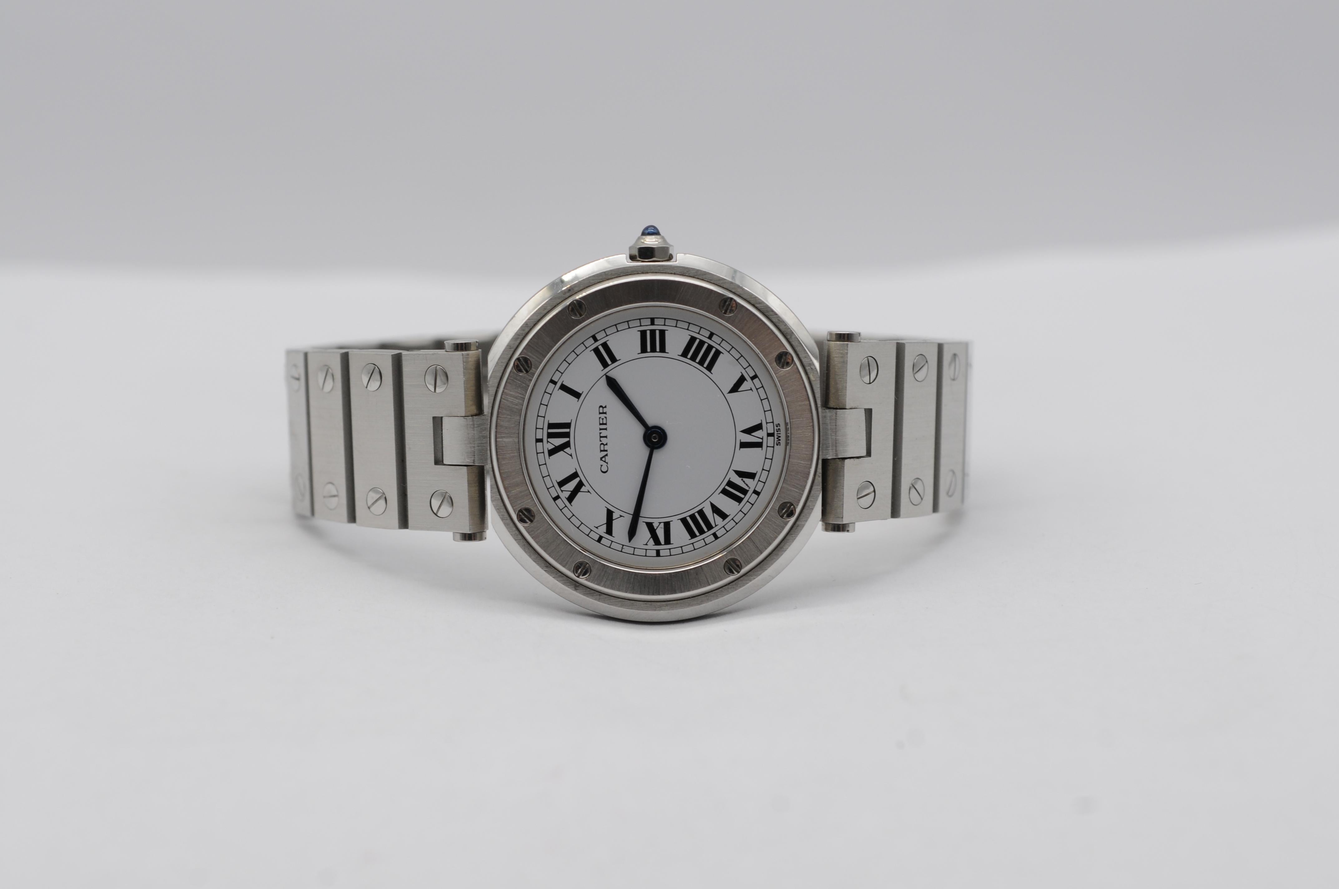 Cartier Santos Vendôme Ref. 8192 - 32mm, Quartz For Sale 4
